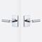 Sure-Loc Hardware Sure-Loc Hardware Levanto Passage Rosette, Polished Chrome, Smooth Grip in Polished Chrome LV101 26 GRIP-SM 26 - alternate 1